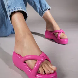 DressBerry Party Wedge Sandals image 1