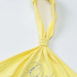 LULU & SKY Halter Neck Top & Drawstring-Detail Shorts Co-Ords image 3