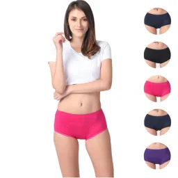Adira Pack Of 5 Period Boxers - Multi-Color-image-56