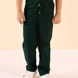 stylobug Stylo Bug Cotton Solid Pants - Green-picture-2