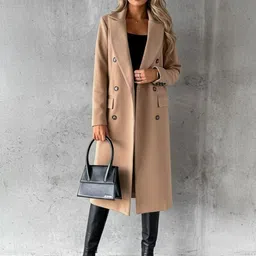 DressBerry Womens Polyester Casual Khaki Blazer-picture-24