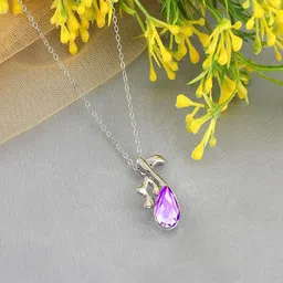 Jewelgenics Silver-Plated Antique Necklace-picture-30