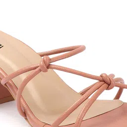 DressBerry Party Block Sandals with Bows image 4