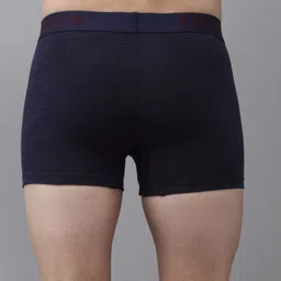 van heusen innerwear Van Heusen Men Navy Textured Soft Touch Superior Comfort Trunks 8905325599180 image 2