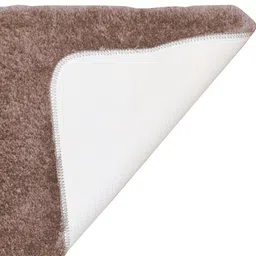 BIANCA Set Of 2 Brown Solid 1850 GSM Plush Anti-Skid Bath Rugs image 5