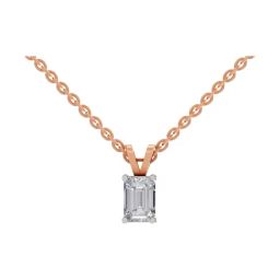 Sparkles Lab Grown Diamond 14k (585) Rose Gold Pendant for Women-picture-3