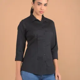 Crimsoune Club Black Slim Fit Shirt-image-60