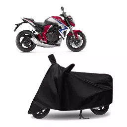 Auto Pearl Bike Cover for Honda CB1000R Plus (Black)-picture-23