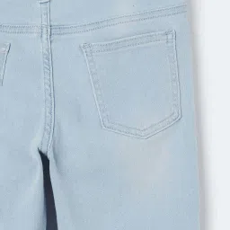Fame Forever by Lifestyle Girls Blue Cotton Solid Jeans image 4
