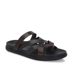 Hitz Men's Brown Toe Ring Sandals image 2