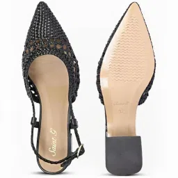 Saint G Women's Elowen Black Back Strap Sandals image 4