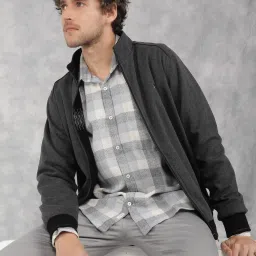 Crimsoune Club Grey Regular Fit Reversible Jacket image 4