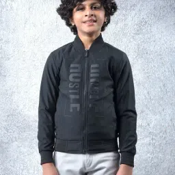 Crimsoune Club Boys Black Printed Jacket-picture-32