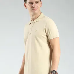 Monte Carlo Camel Cotton Regular Fit T-Shirt image 3