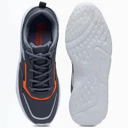 Asian Men's Grey Running Shoes image 4