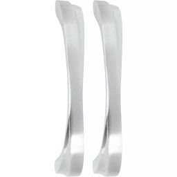 Atom 259.08 mm (10.2 inch) Zinc Silver Glossy Finish Cabinet/Drawer Handle, CH-550-CPPT-12 (Pack of 2)-picture-8
