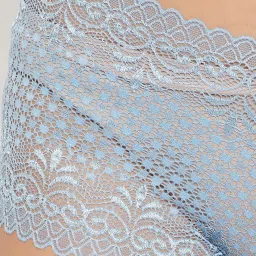 Clovia Multicolor Lace Boy Shorts - Pack of 3 image 4