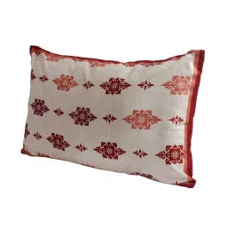 Romee Cream Polyester Ethnic Pillow Covers image 4