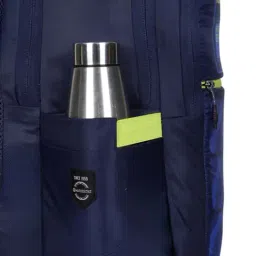 Harissons 32 Ltrs Navy & Parrot Green Medium Skater Backpack image 5