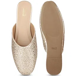 Inc.5 Women's Gold Mules image 4