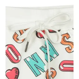 Tiny Girl Off White Printed Shorts image 3