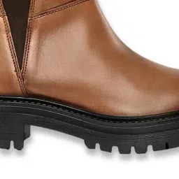 Geox Women's Iridea C Cognac Chelsea Boots image 4