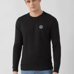 Peter England Black Slim Fit Sweatshirt-picture-10