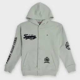 TOMMY HILFIGER Kids Green Relaxed Fit Jacket-picture-29