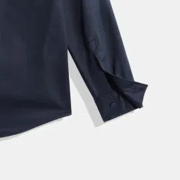 Charchit Boys Blue Cotton Comfort Fit Shirt image 4