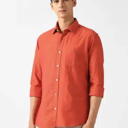 Van Heusen Orange Slim Fit Shirt image 3