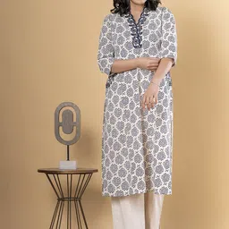 Readiprint Women Floral Printed Kurta with Palazzo image 4