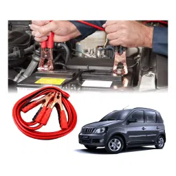 Auto Pearl 1.83 m (6 Ft) 500 A Heavy Duty Anti Tangle Battery Jumper Booster Cables for Mahindra Quanto (Pack of 2)-picture-18