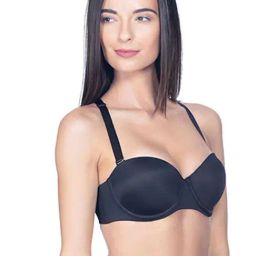 Amante Black Under Wired Padded Demi Cup-picture-43