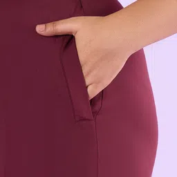 Big Hello - The Plus Life Women Plus Size Mid-Rise Regular Fit Track Pants image 5