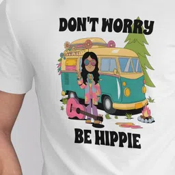 Seekbuylove Men Typography Printed Bio Finish T-shirt image 3