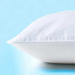 bettergiftflowers White & Blue Printed Square Pre-Filled Cushion image 3