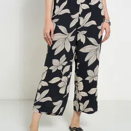 RANGMANCH BY PANTALOONS Women Printed Flared Trousers-image-40