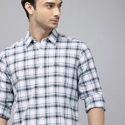 Arrow Sport Pure Cotton Manhattan Slim Fit Checked Casual Shirt-picture-28