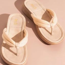 Inc.5 Women's Cream Thong Wedges-picture-21
