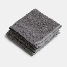 Jockey Grey Cotton Blend Ultrasoft Face Towel With Natural Stayfresh Properties - Set of 3 image 3