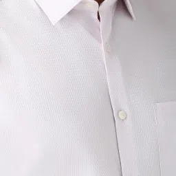 Peter England Pink Cotton Regular Fit Texture Shirt image 4