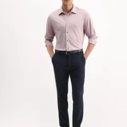Rare Rabbit Pink Solid Regular Fit Formal Shirt image 4