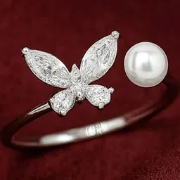 ISHTAARA Sterling Silver Finger Ring-image-45