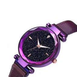 SZN Men Set Of 2 Dial & Straps Analogue Watch MEGNET-BLK&PURPLE_545 image 3