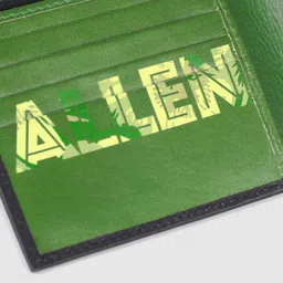 Allen Solly Men Navy Blue Leather Two Fold Wallet image 2