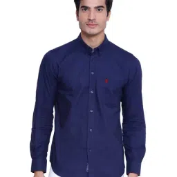 Red Tape Navy Regular Fit Shirt-image-42