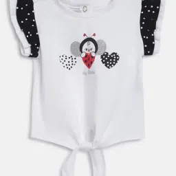 Chicco Kids White Printed Top-image-91