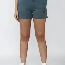 Forever 21 Blue Regular Fit Shorts-image-25