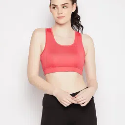 Clovia Pink Sports Bra-picture-17