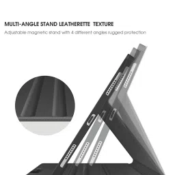 Gripp Melon Leatherette Texture Case for Ipad 10.9 Inch (10Th Generation) (2022) - Grey/Black image 4